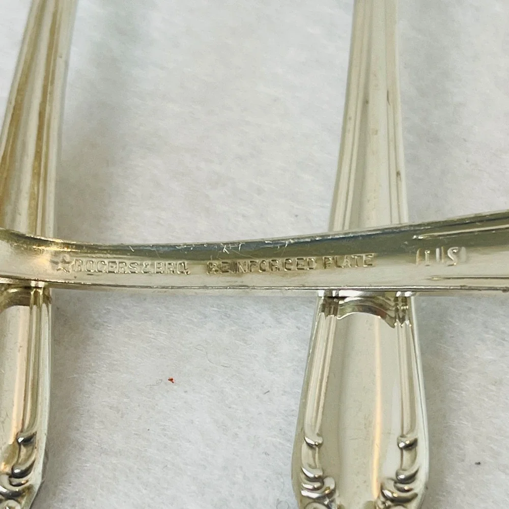 Rogers & Bro Daybreak Silver Plate Soup Spoons Set of 3 Reinforced Plate Vintage